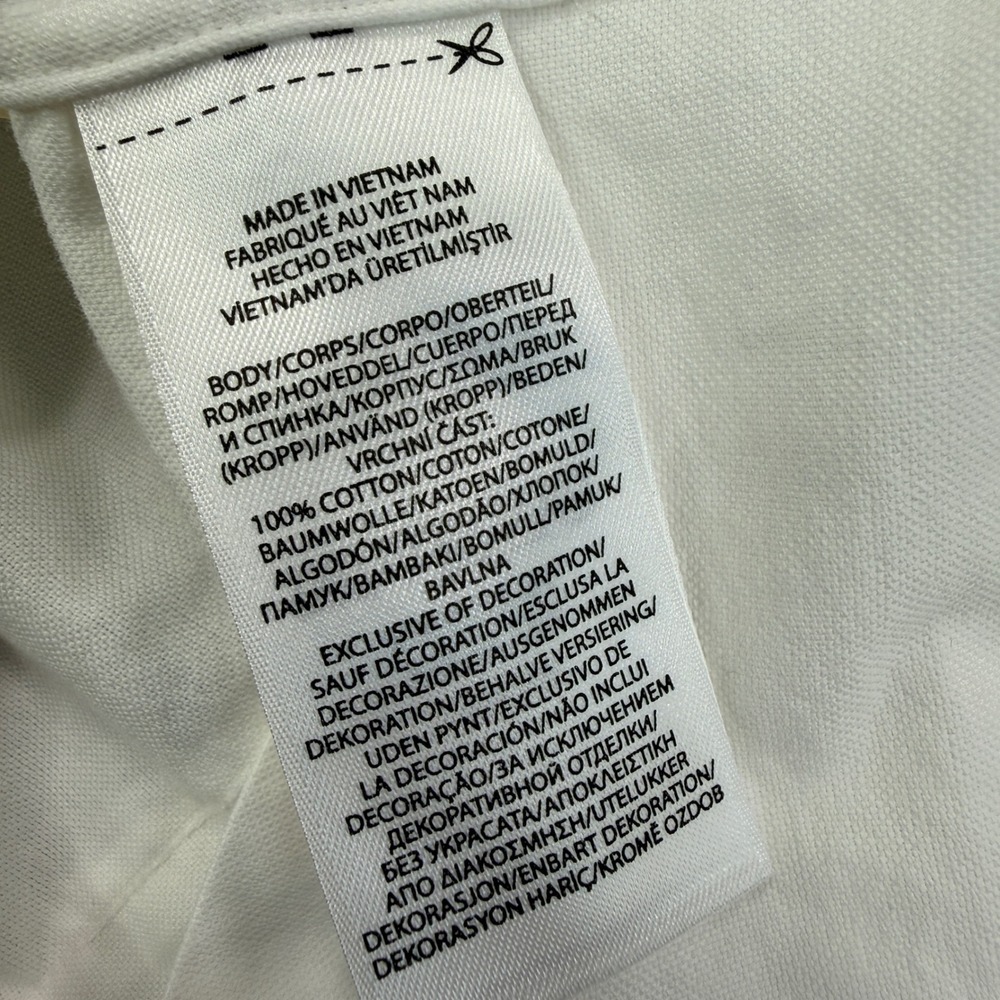 Polo Ralph Lauren Mens Size XLT Button Down Shirt White Short Sleeve Oxford NEW - Picture 6 of 6